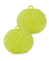 Yellow Glow Jiggly Balls 2 Pack