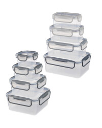 Grey Clip & Close Storage Set