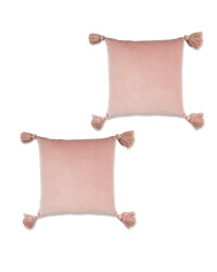 Pink Tassel Cushion 2 Pack