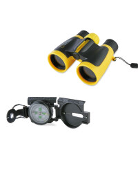 Binoculars & Compass Set
