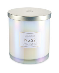 Almond/Macaroon Hurricane Candle