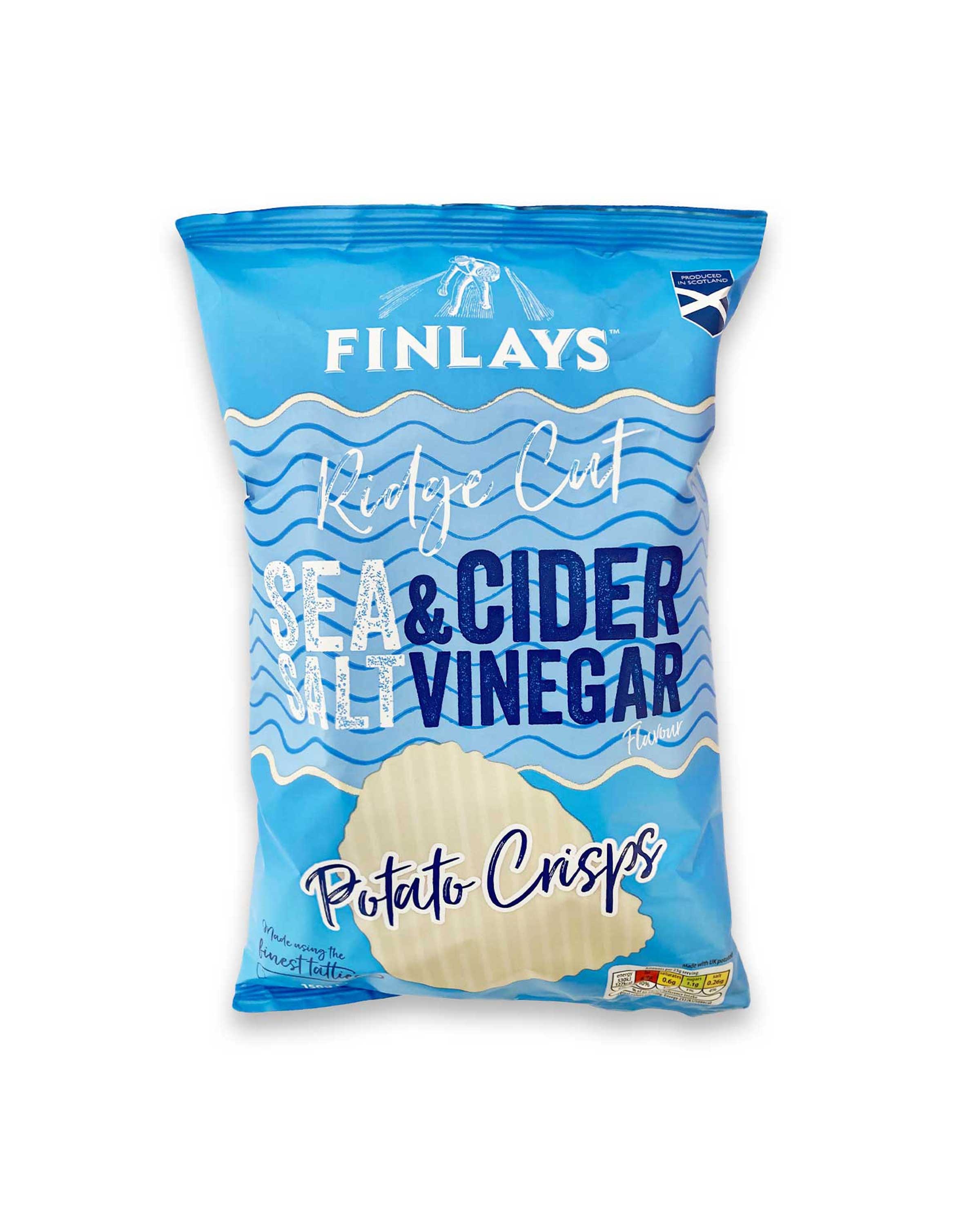 Ridge Cut Salt & Vinegar Crisps