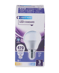 LED Lightbulb 5.5W G45 globe SES