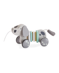 Wooden Pull Along Dog