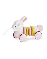 Wooden Pull Along Bunny