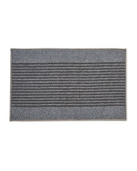 Light Grey Stripes Washable Mat
