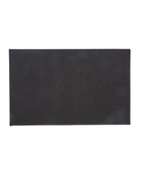 Black Washable Mat