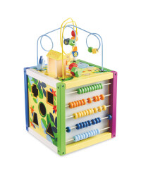 Wooden Dinosaur Activity Cube