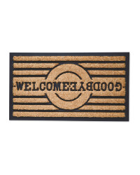 Greetings Outdoor Coir Mat Aldi Uk