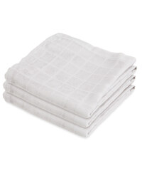Grey Muslin Cloth 3 Pack
