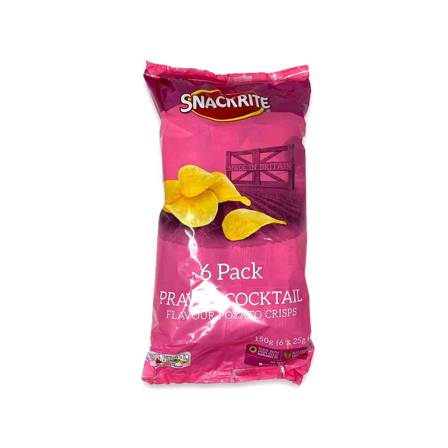 6 Pack Prawn Cocktail Potato Crisps
