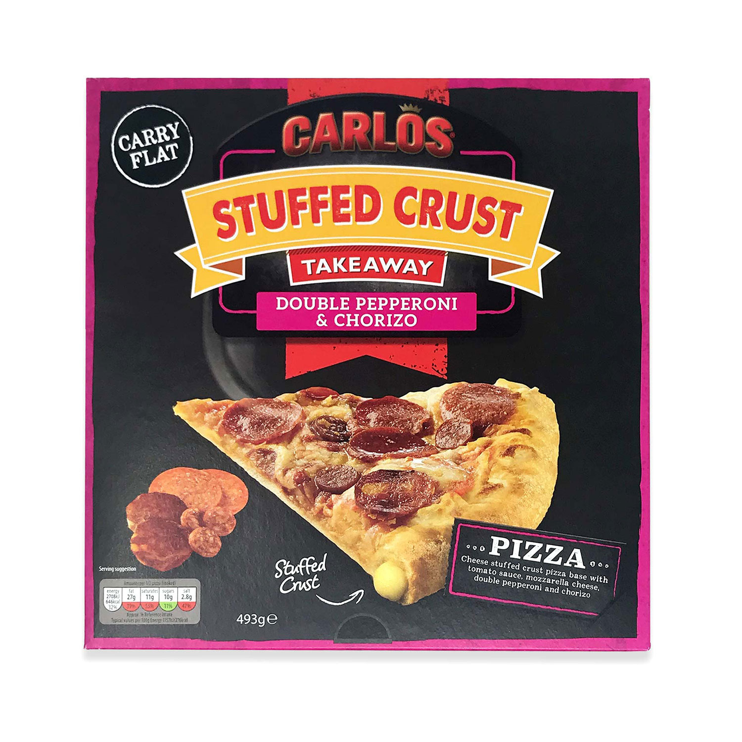 Stuffed Crust Pepperoni Pizza