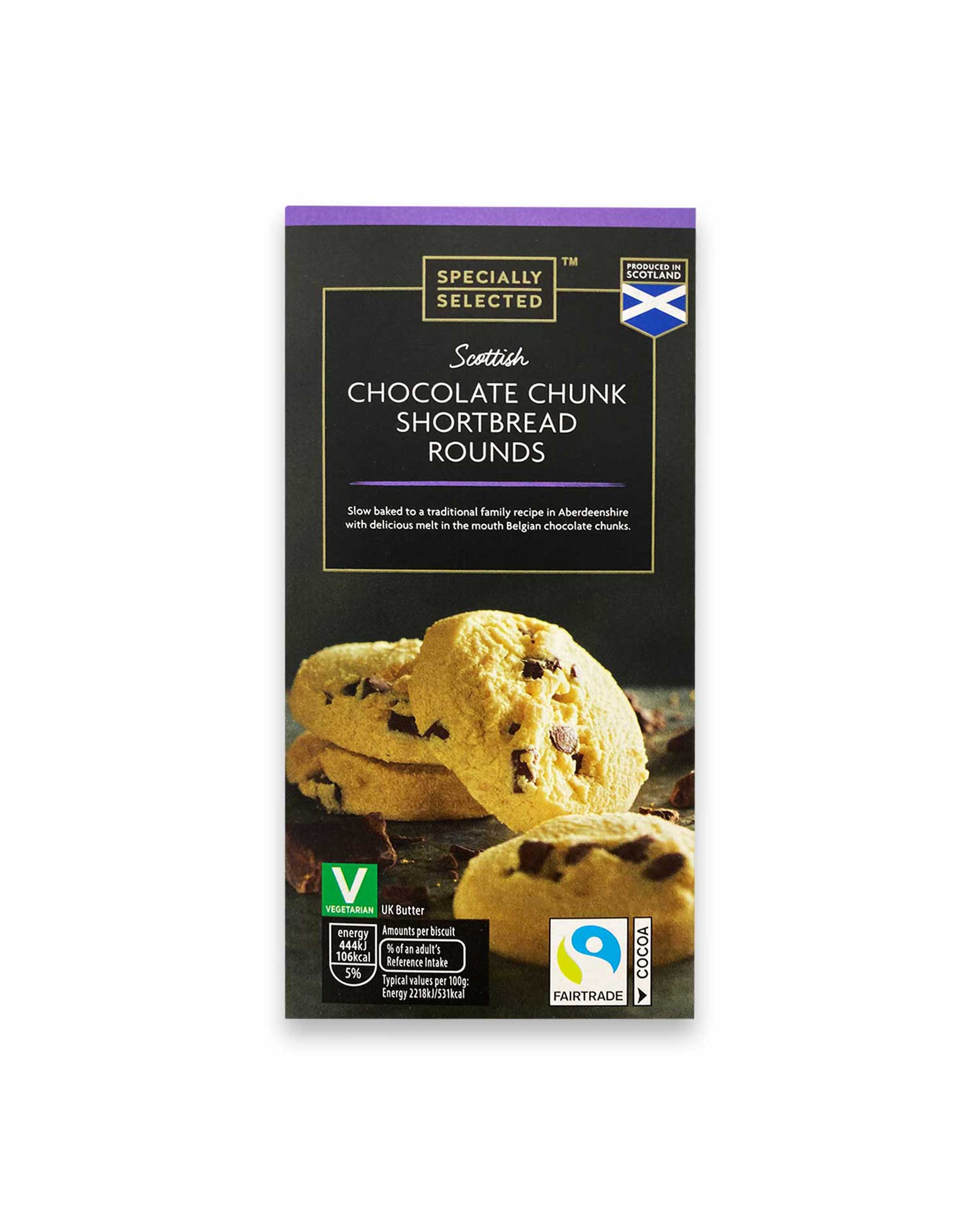 Scottish Chocolate Chunk Shortbread