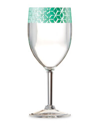 Blue & Teal Wine Glasses