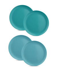 Teal & Blue Dinner Plates