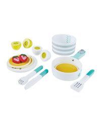 Wooden Pancake 18-Piece Set