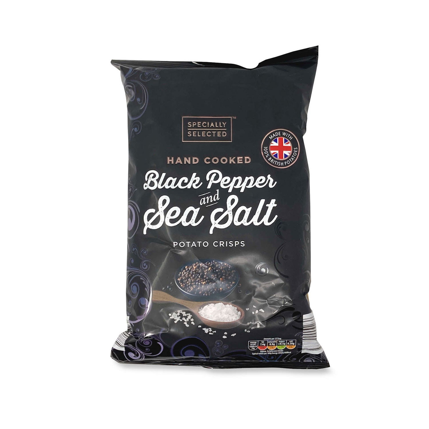 Black Pepper & Sea Salt Crisps