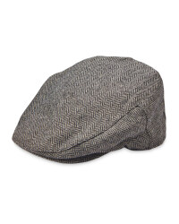 Herringbone Flat Cap