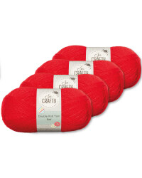 So Crafty Red Double Knit Yarn