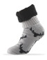 Sherpa Fleece Stag Slipper Socks