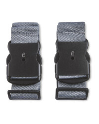 Avenue Luggage Strap 2 Pack - Grey