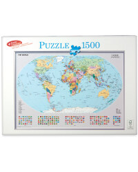 1,000pc Policital World Map Puzzle