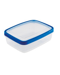 1.3L Rectangle Container - Blue
