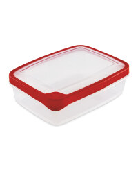 1.3L Rectangle Container - Red