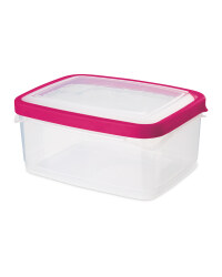 1.3L Rectangle Seal Tight Container - Pink