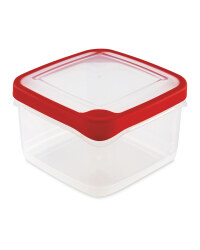 1.4L Square Container - Red