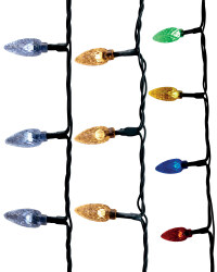 100 Faceted Cone Lights