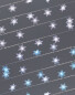 100 LED Snowflake Lights