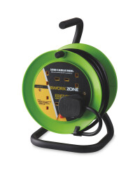 Green 10m A-Frame Cable Reel