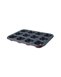 12 Cup Muffin Pan - Raspberry Pink