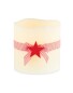15cm LED Real Wax Star Candle