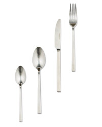 16 Piece Premium Cutlery Set - Silver