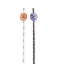 Spooky Paper Straws 16 Pack