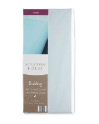 Kirkton House King Fitted Sheet - Blue