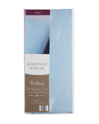 Kirkton House King Fitted Sheet - Dark Blue