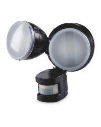 18W Twin PIR Security Light - Black