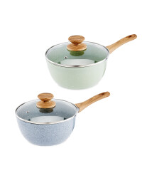 18cm Ceramic Saucepan With Lid