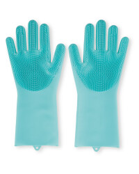 Kirkton House Scrub Gloves - Aqua