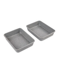 Kirkton House Roasting Tins 2 Pack - Grey