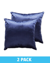 Blue Velvet Cushion 2 Pack