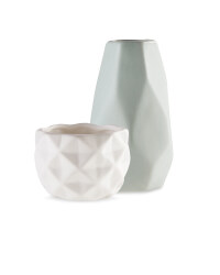 Kirkton House Vase 2 Pack - Mint/White
