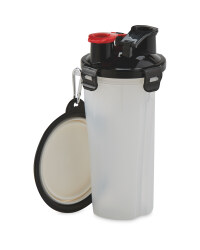 2 In 1 Pet Flask - Clear