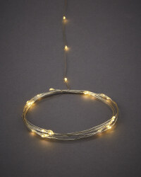 Garden Bright 200 Solar Wire Lights - Silver
