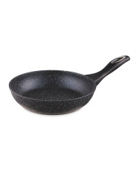 20cm Marble Effect Frying Pan - Black