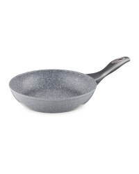 20cm Marble Effect Frying Pan - Grey