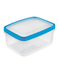 2L Rectangle Seal Tight Containers - Blue